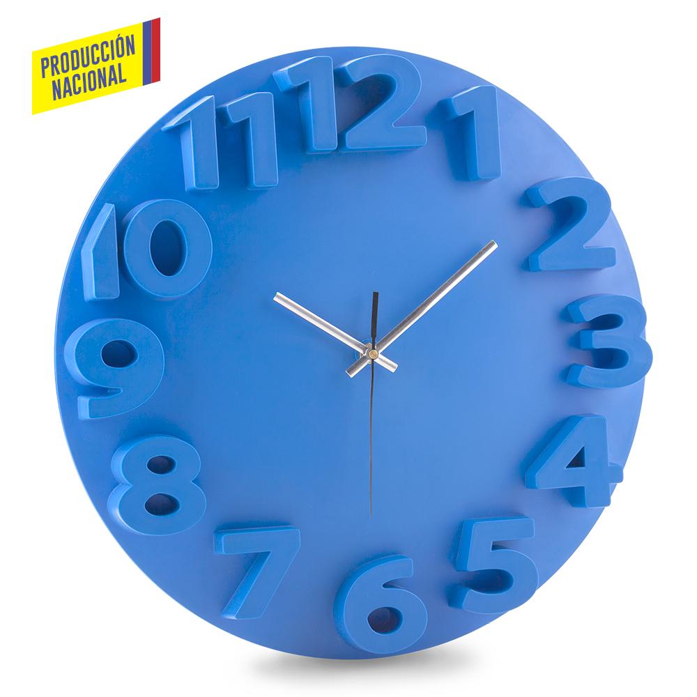 Reloj de pared tempo - produccion nacional produccion nacional Rojo miniatura 3