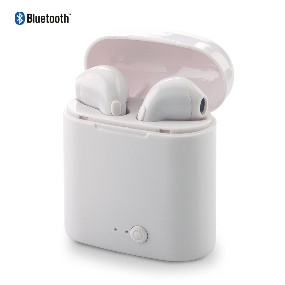 Audifonos bluetooth air i7 Blanco miniatura 3