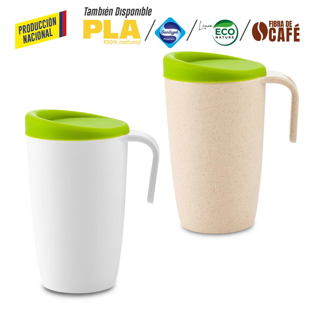 Mug plastico newport 480ml - produccion nacional produccion nacional Tapa Silicona Negro miniatura 11