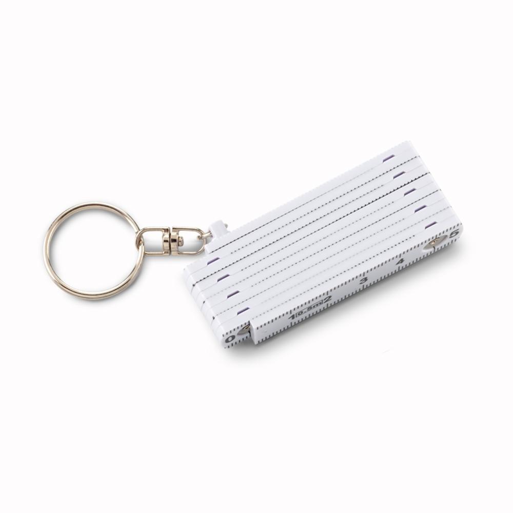Regla plegable con llavero Negro miniatura 3
