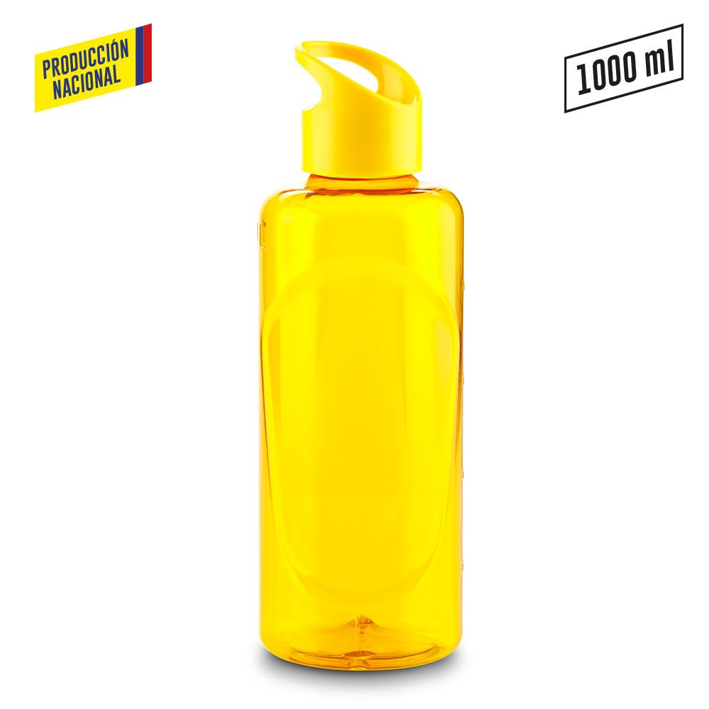 Botilitro plastico 1000ml - 1 litro - produccion nacional produccion nacional Azul front