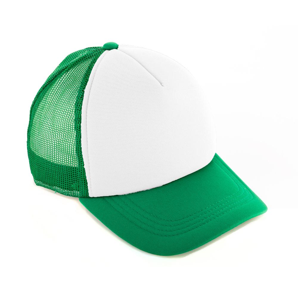 Gorra trucker .Blanco-Rojo miniatura 5