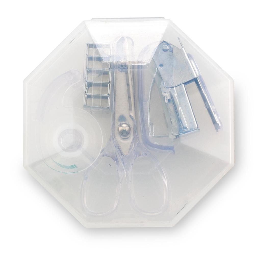 Set de escritorio octagon Blanco Transparente miniatura 4