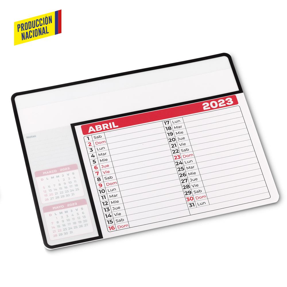 Mouse pad calendar - produccion nacional produccion nacional Borde Azul miniatura 5