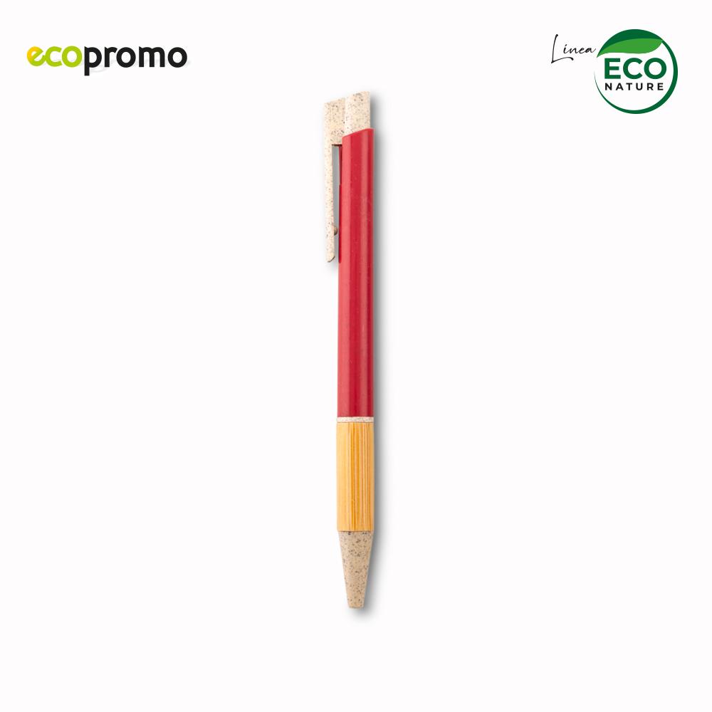 Bolígrafo summit eco bamboo Azul Royal miniatura 3