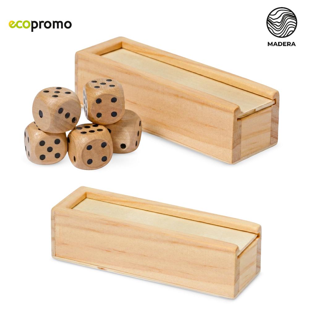 Juego de dados nuevo Natural miniatura 2