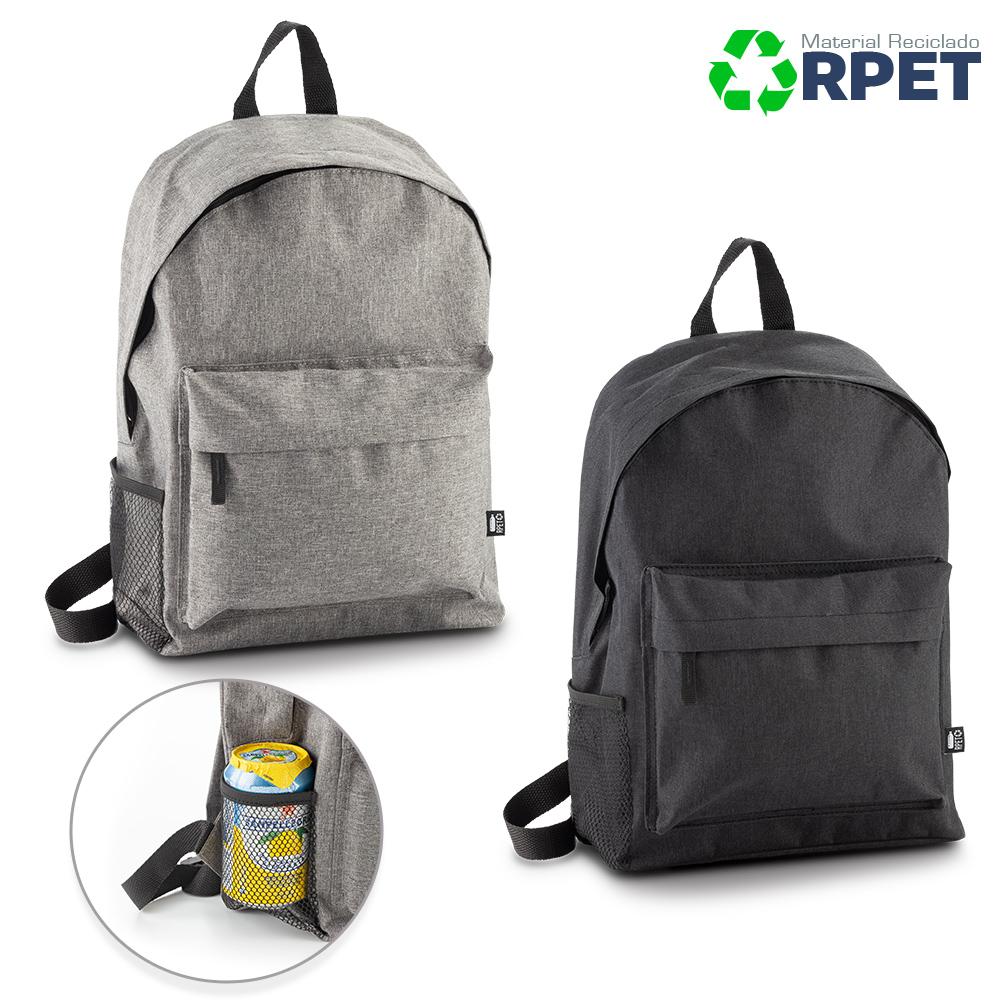 Morral backpack asher rpet Gris front