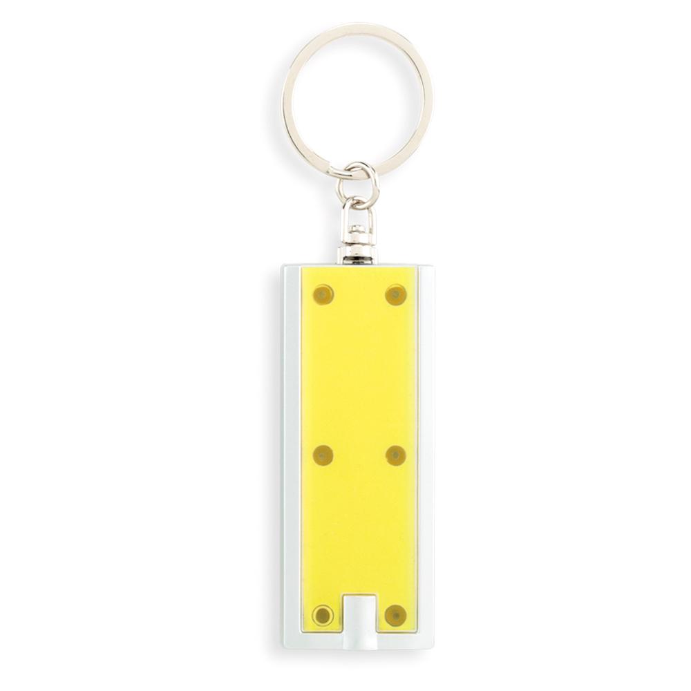 Llavero linterna flat Amarillo miniatura 3