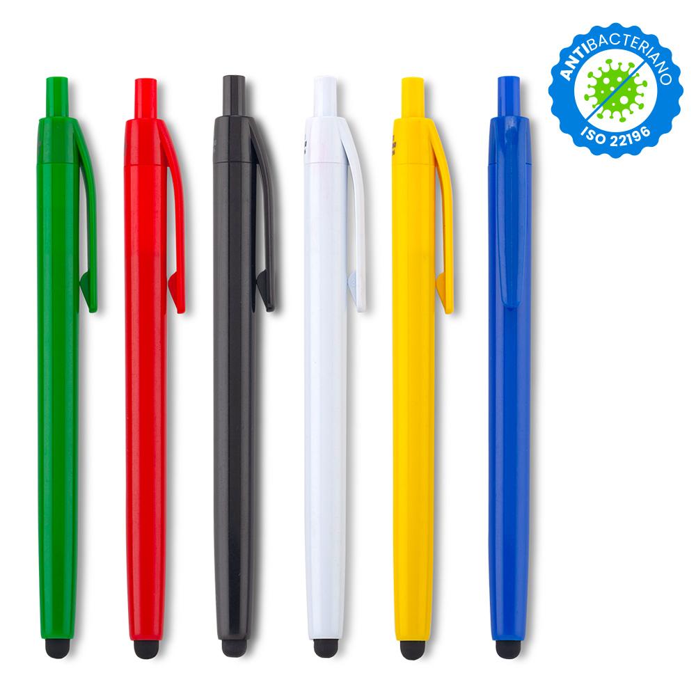 Boligrafo vinnie stylus antibacteriano Azul miniatura 2