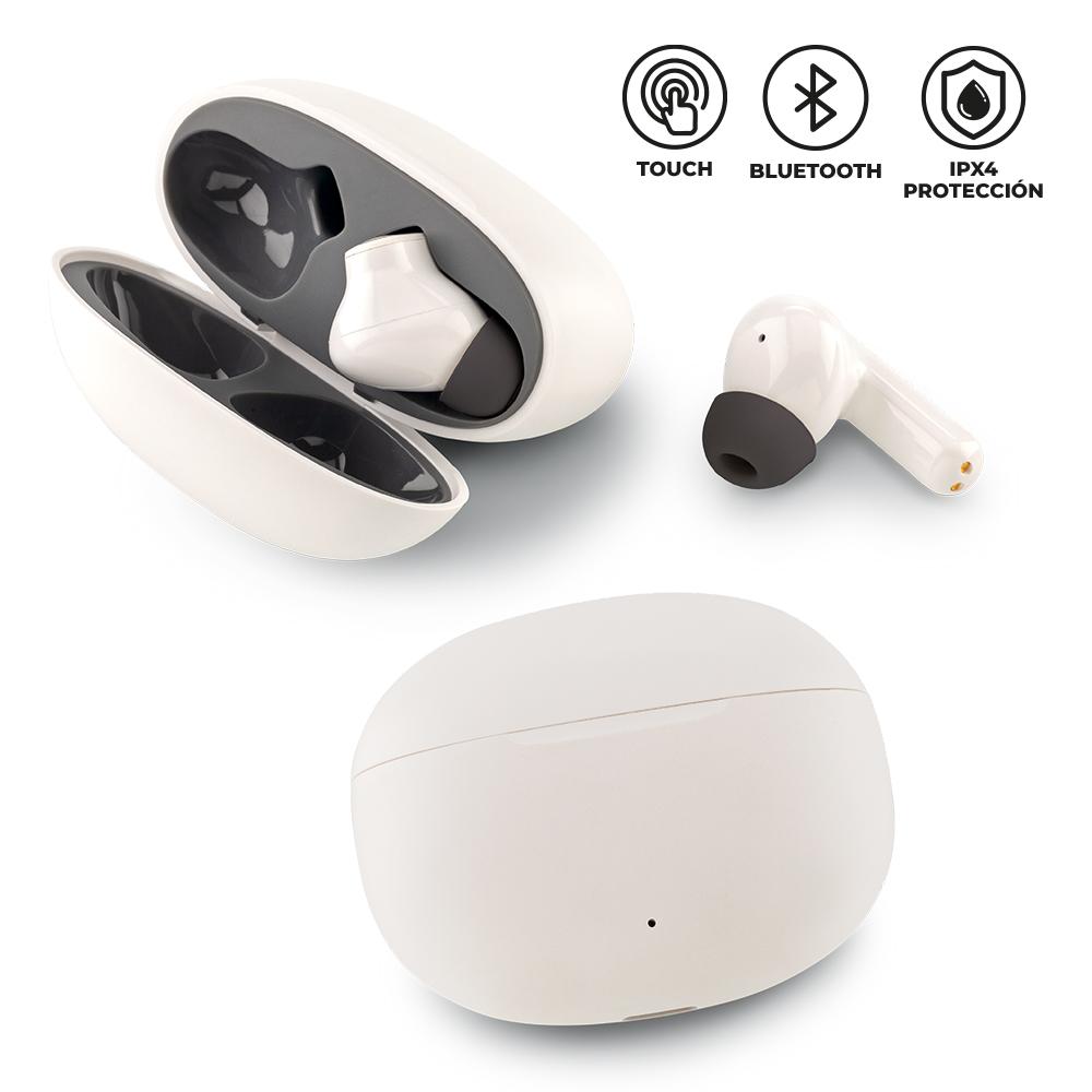 Audifonos bluetooth kynor Blanco front