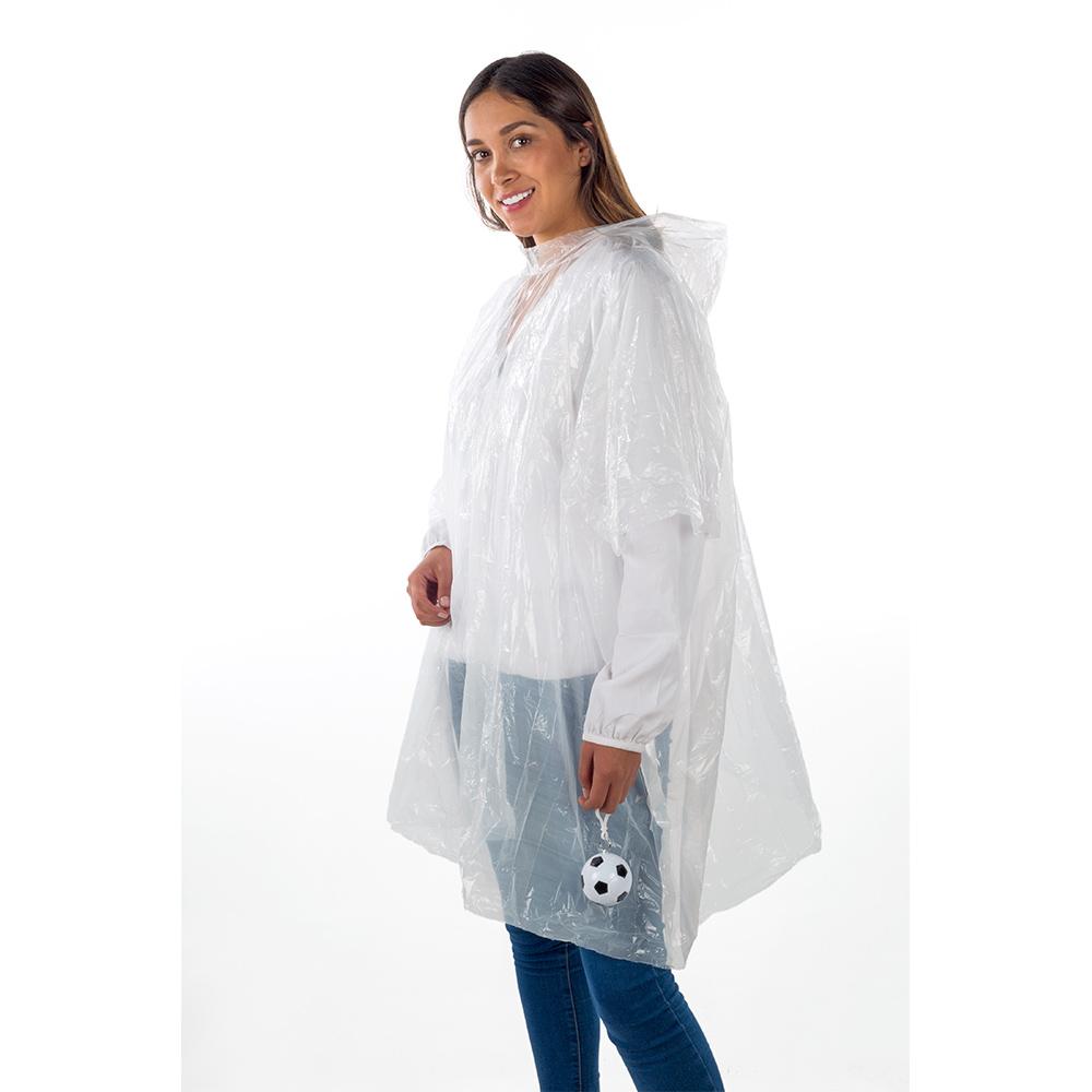 Llavero con capa poncho soccer Blanco-negro miniatura 5
