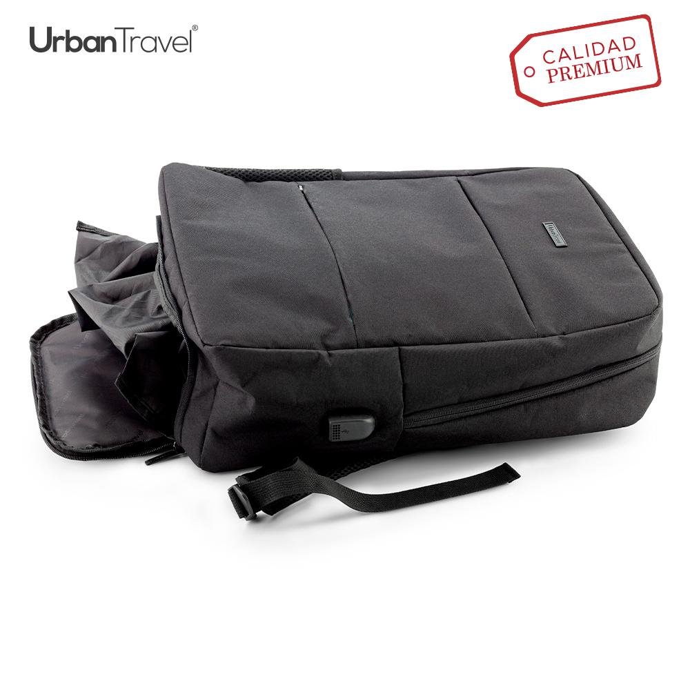 Morral backpack samson urban travel Negro - Gris miniatura 5