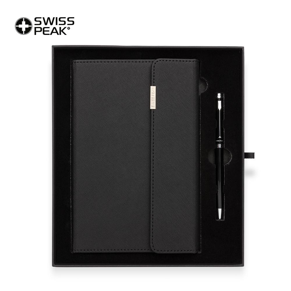 Set de bolígrafo y libreta swisspeak lux Negro miniatura 7