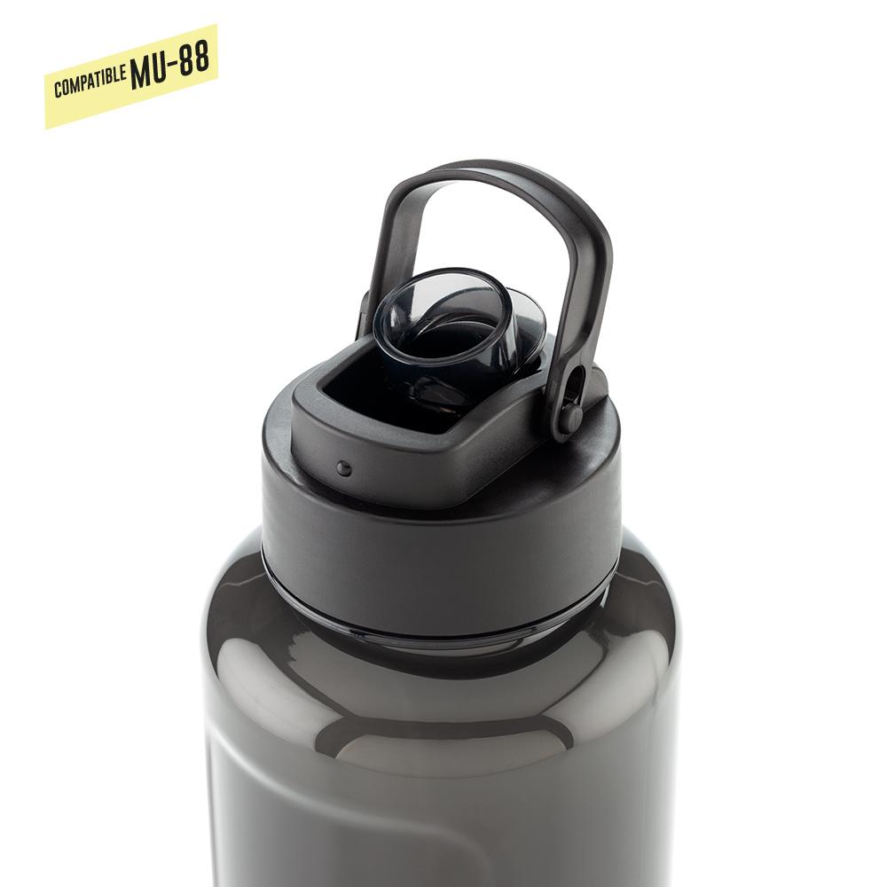 Botilito plastico biggy 1500ml Negro transparente miniatura 4