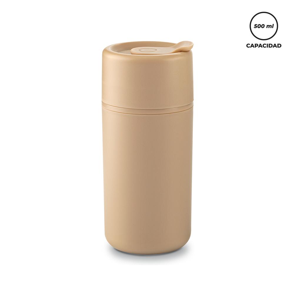 Mug plástico quovo 500 ml Azul miniatura 3