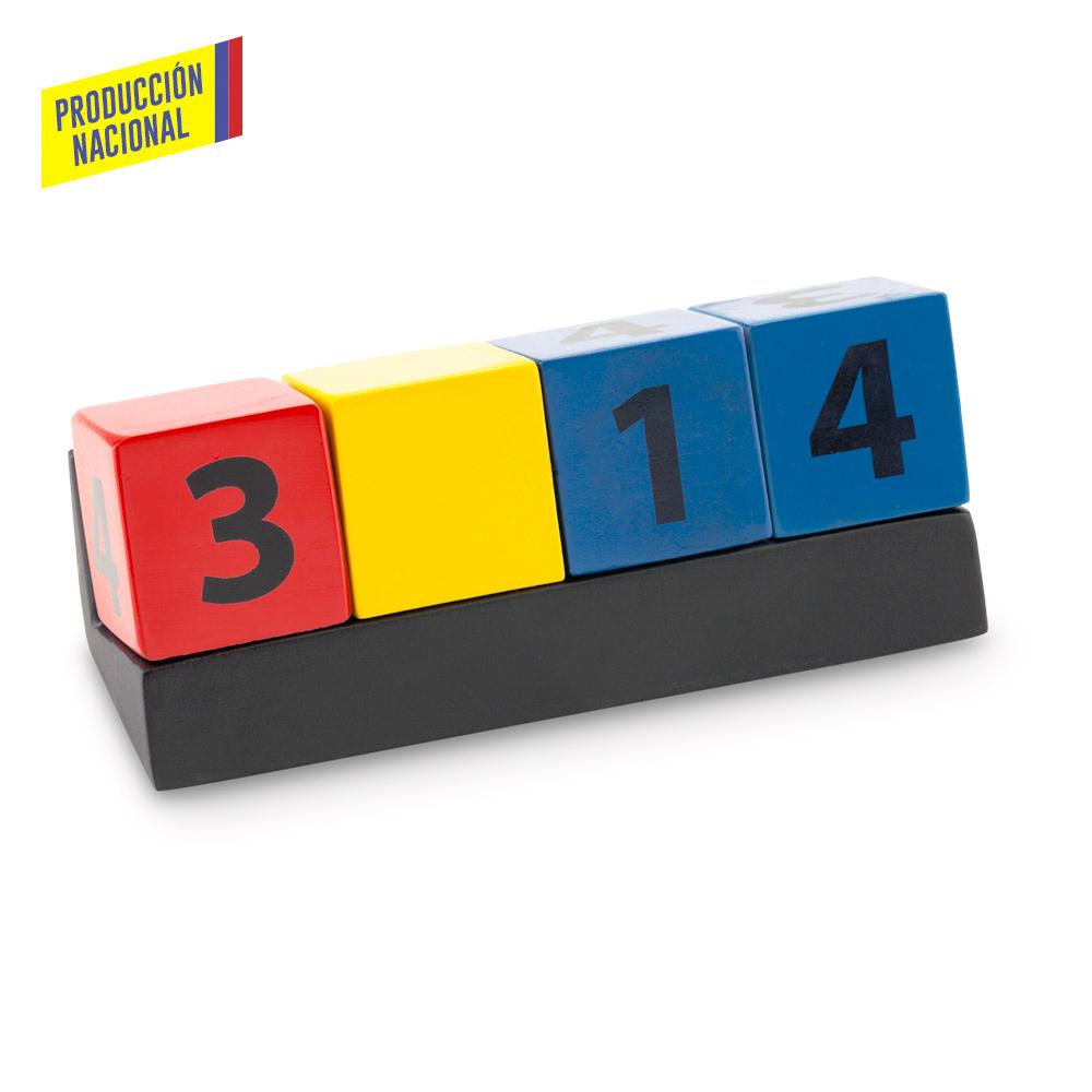 Calendario perpetuo - produccion nacional produccion nacional Madera miniatura 3