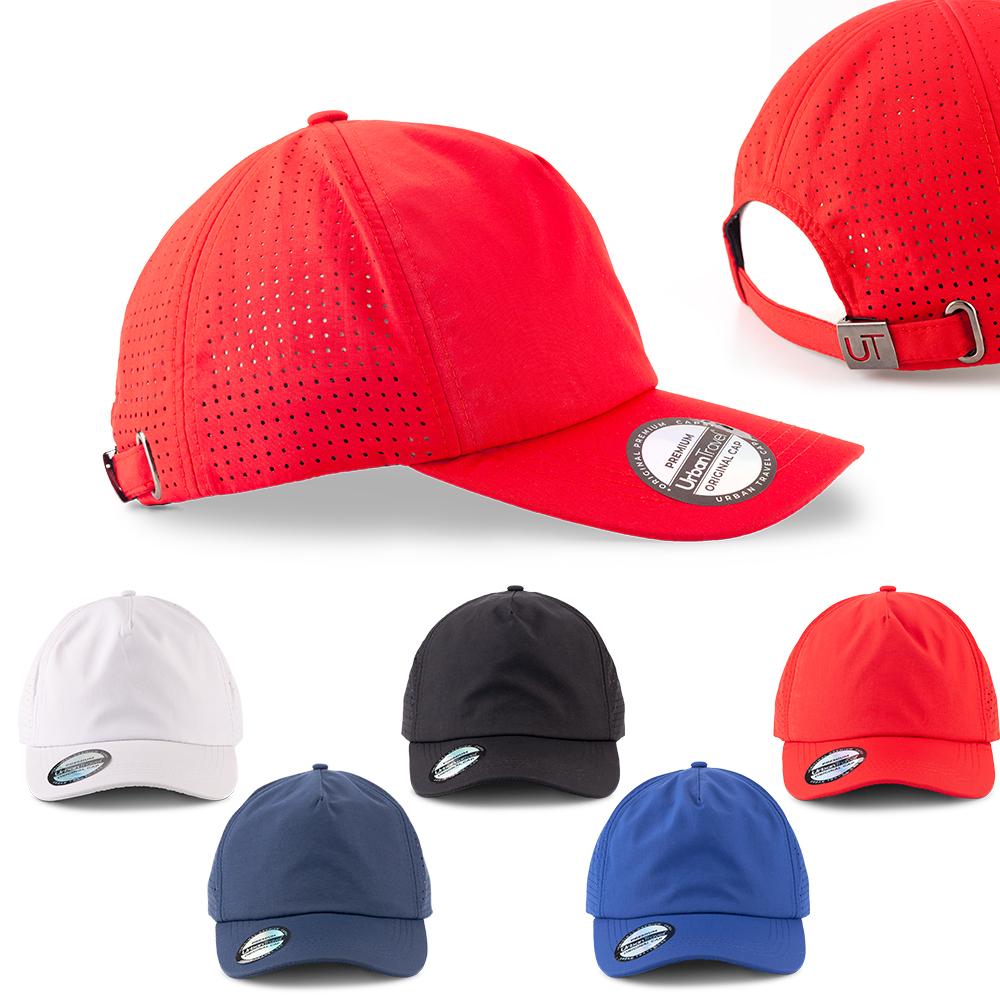 Gorra taslon urban travel Azul Royal front