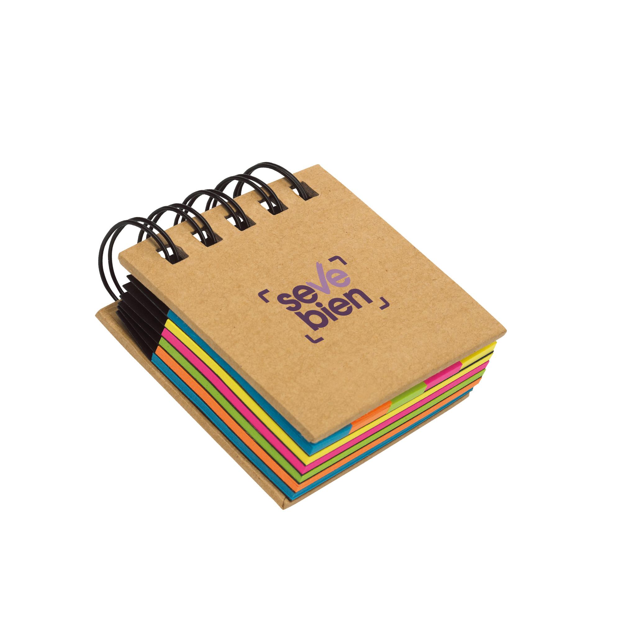 Memo box espiral Natural front