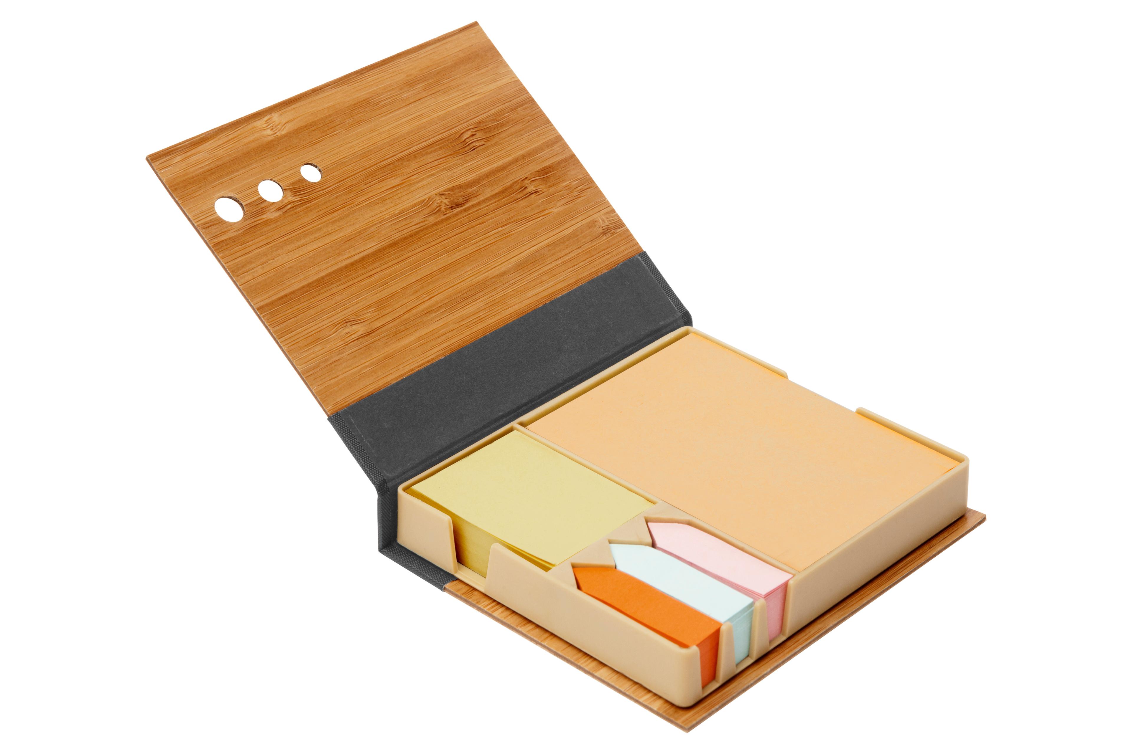 Set de escritorio de bambú luro Madera front
