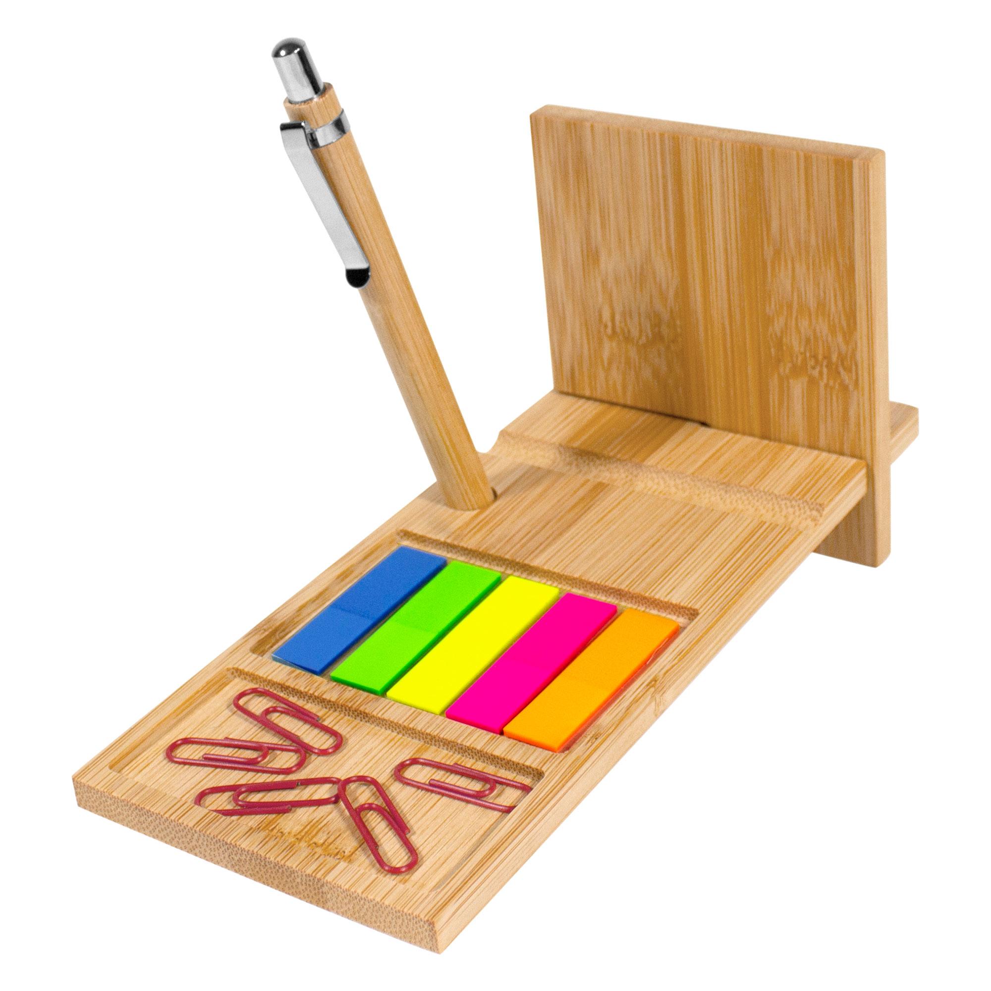 Organizador de escritorio de bambú nagano desk Madera front