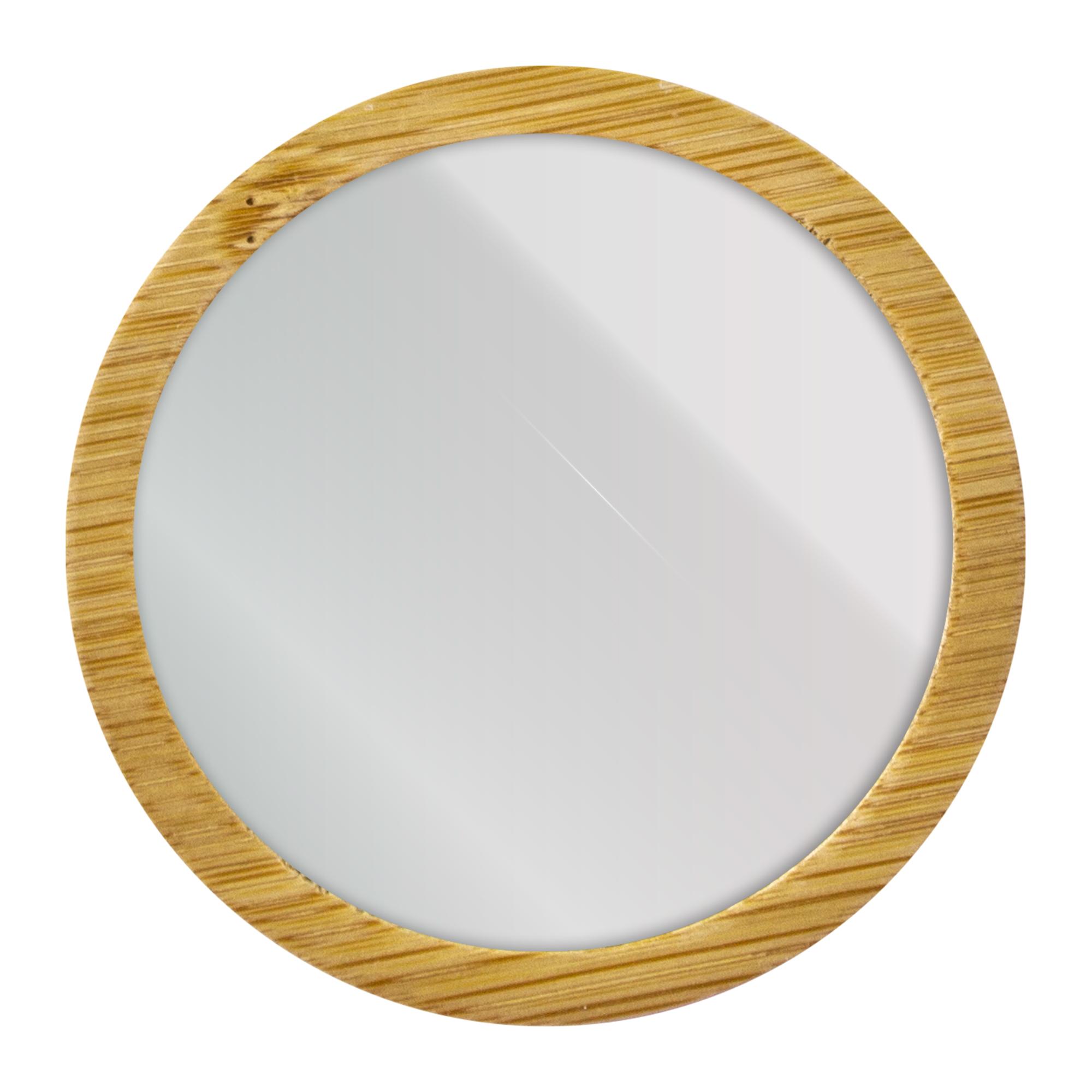 Espejo de bambú circular ¨bella¨ Madera front