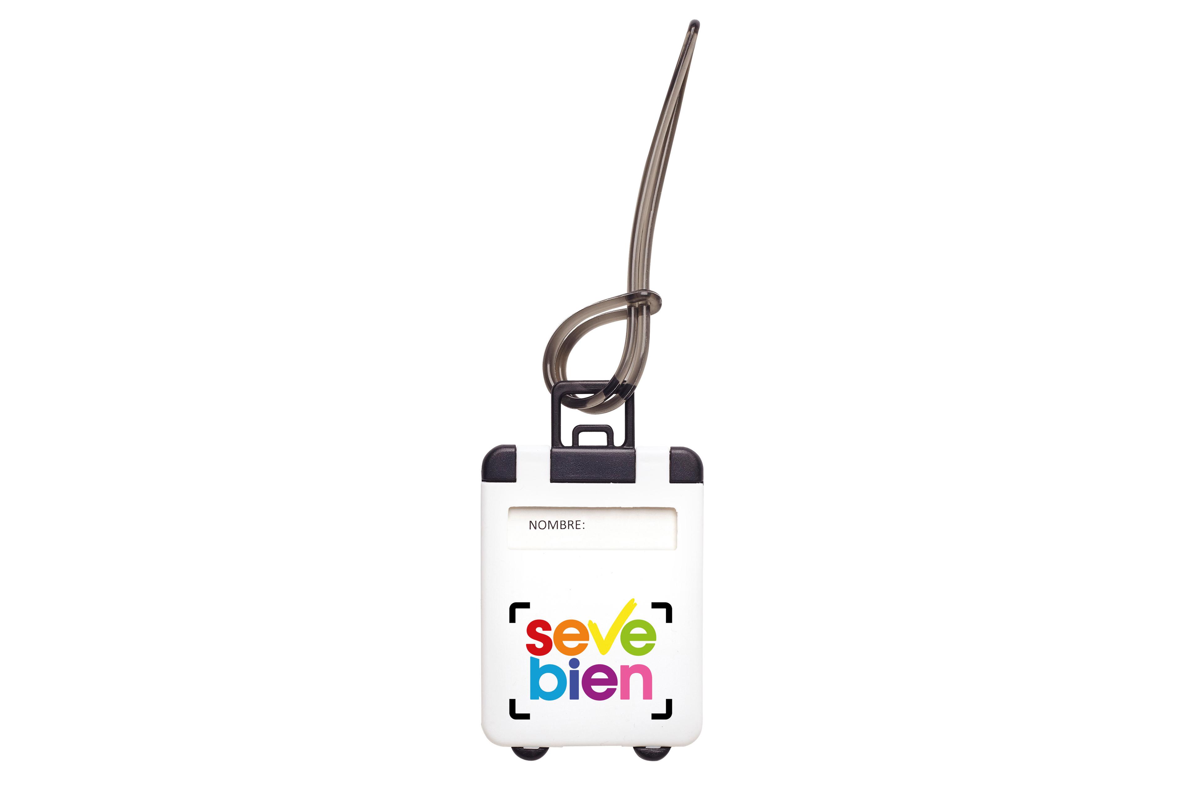 Identificador de equipaje tag it Blanco front