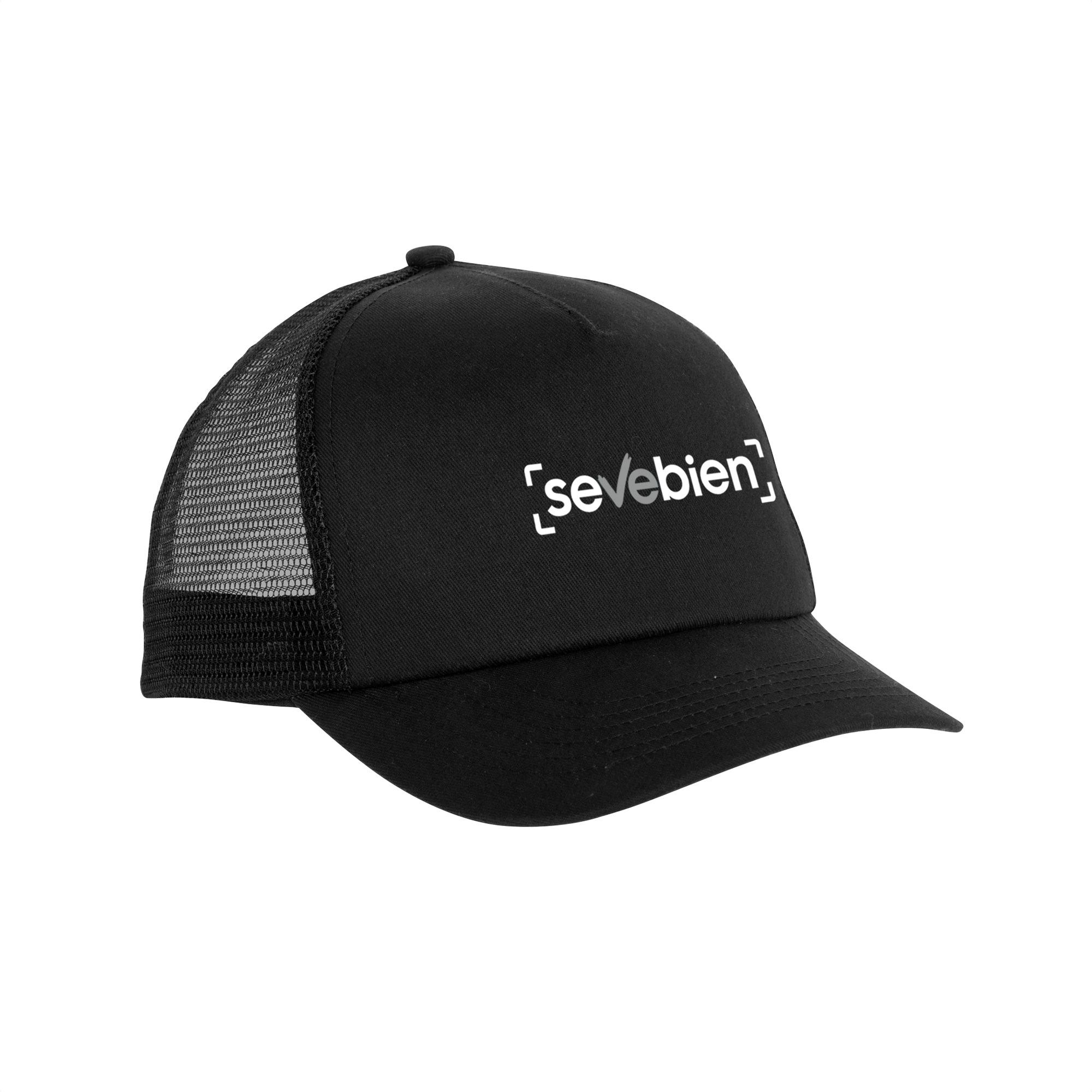 Gorra trac Negro front