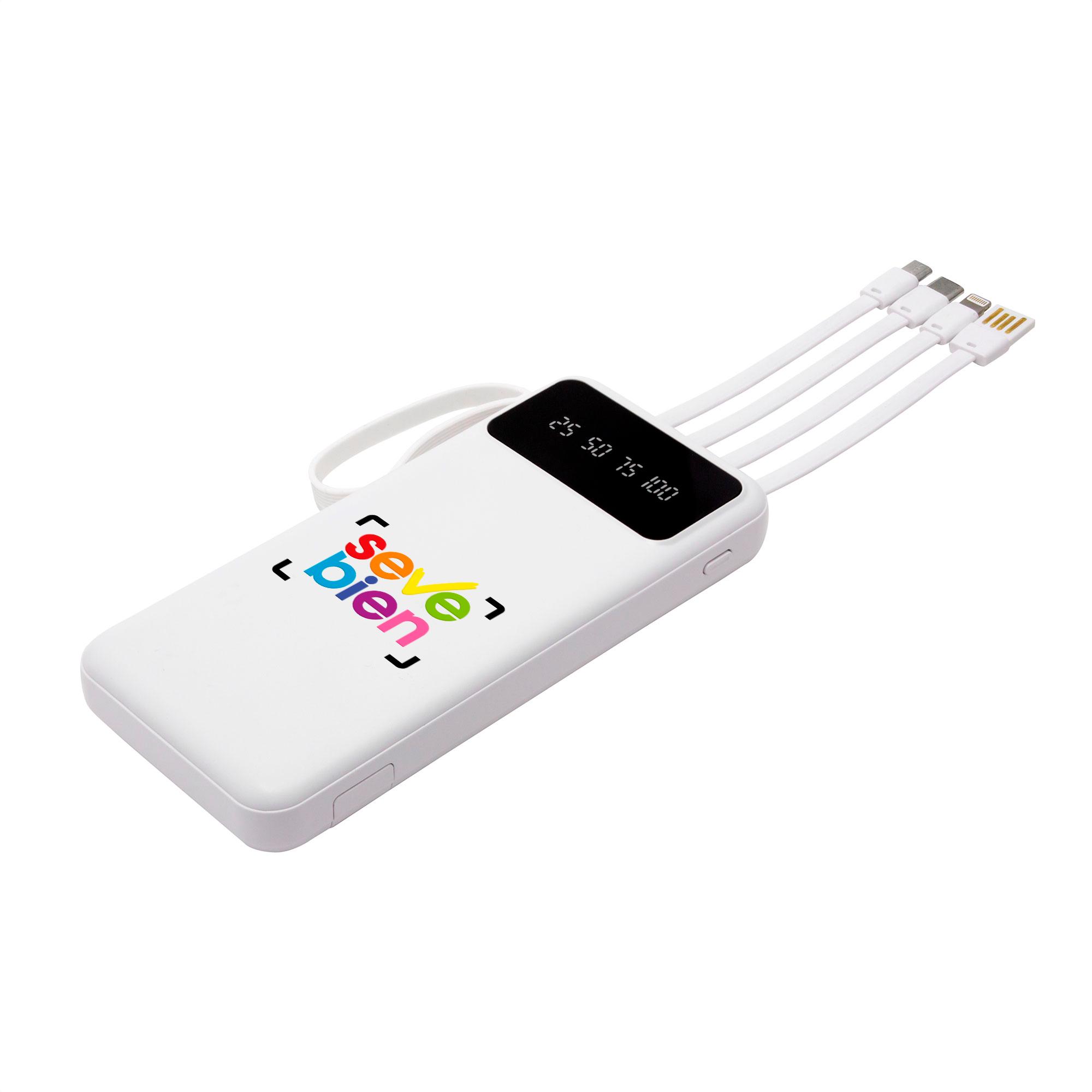Power bank multipuerto michigan Blanco front