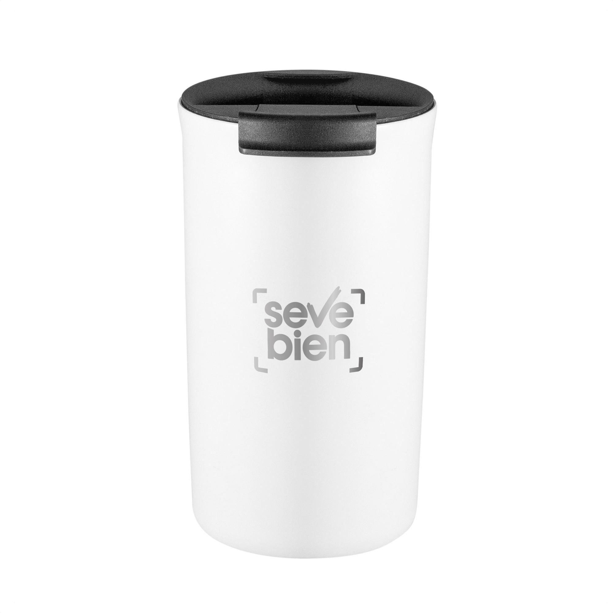 Mug vacuum garamond Blanco front