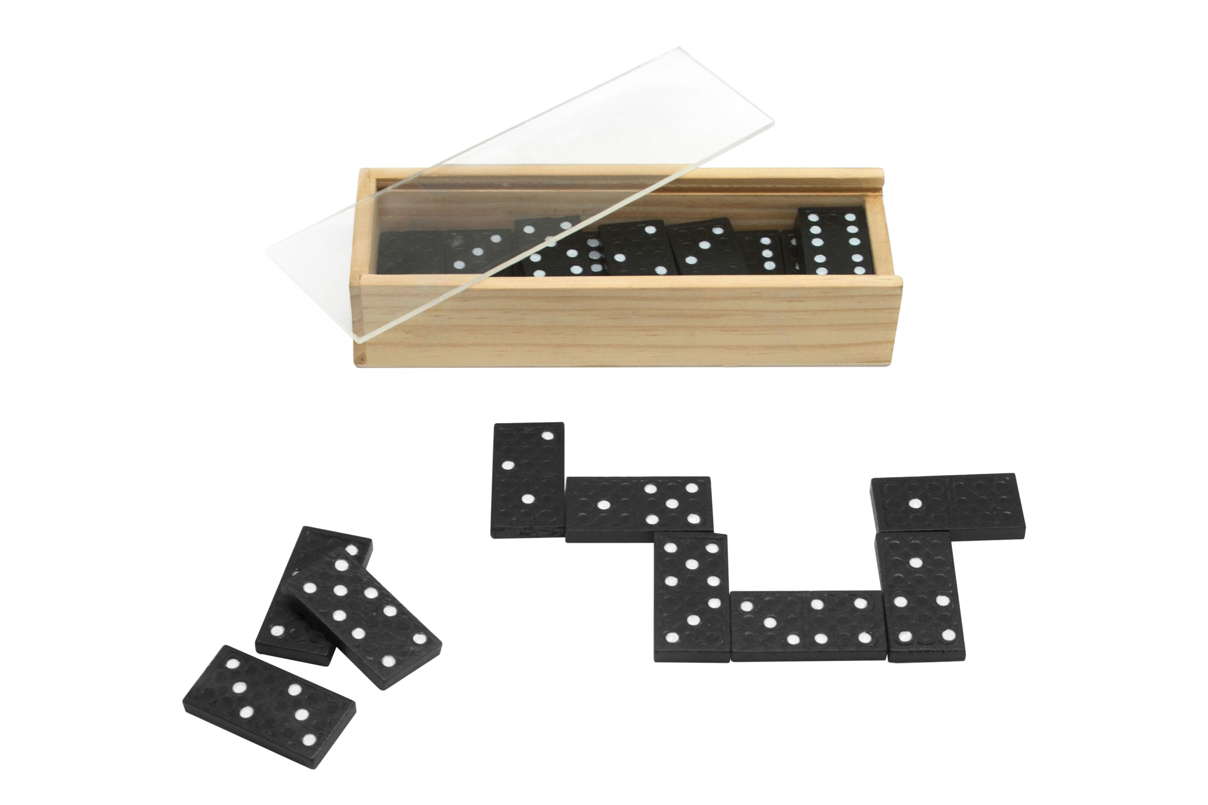 Juego de domino Madera front