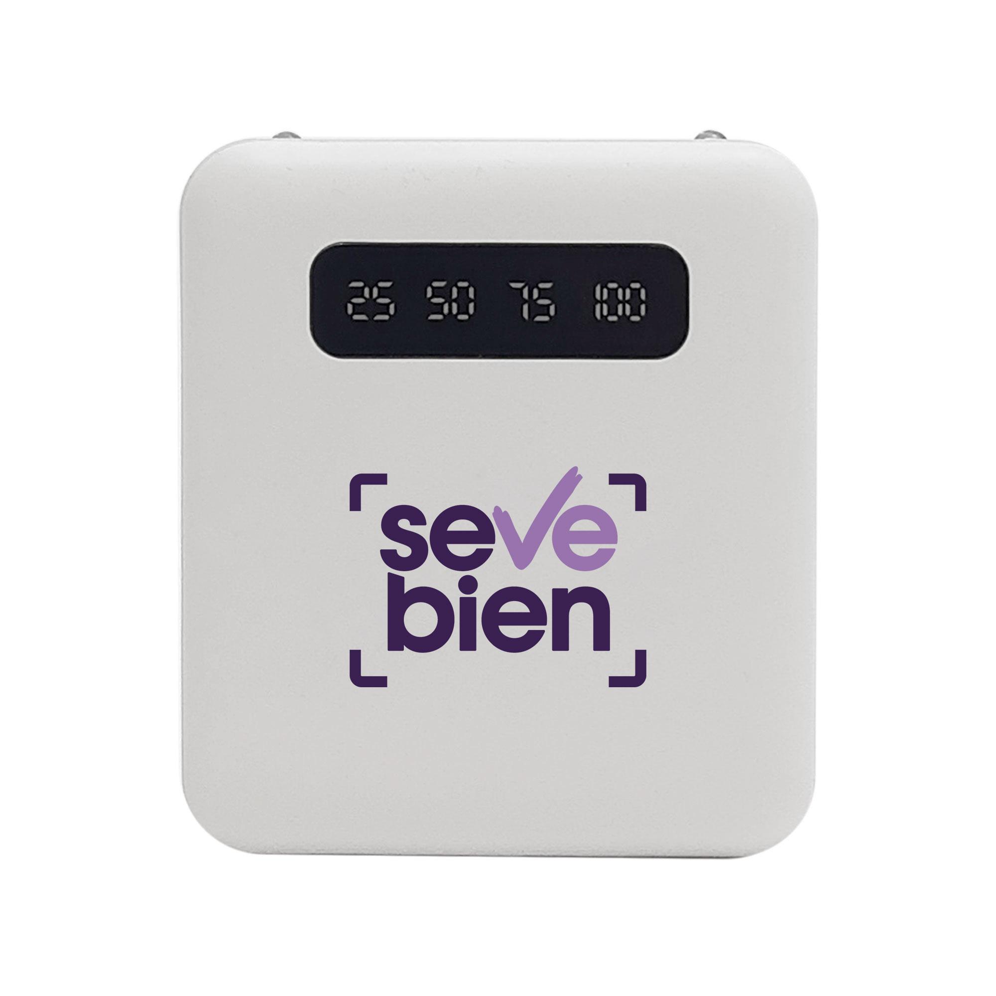 Power bank multipuerto connecticut Blanco front