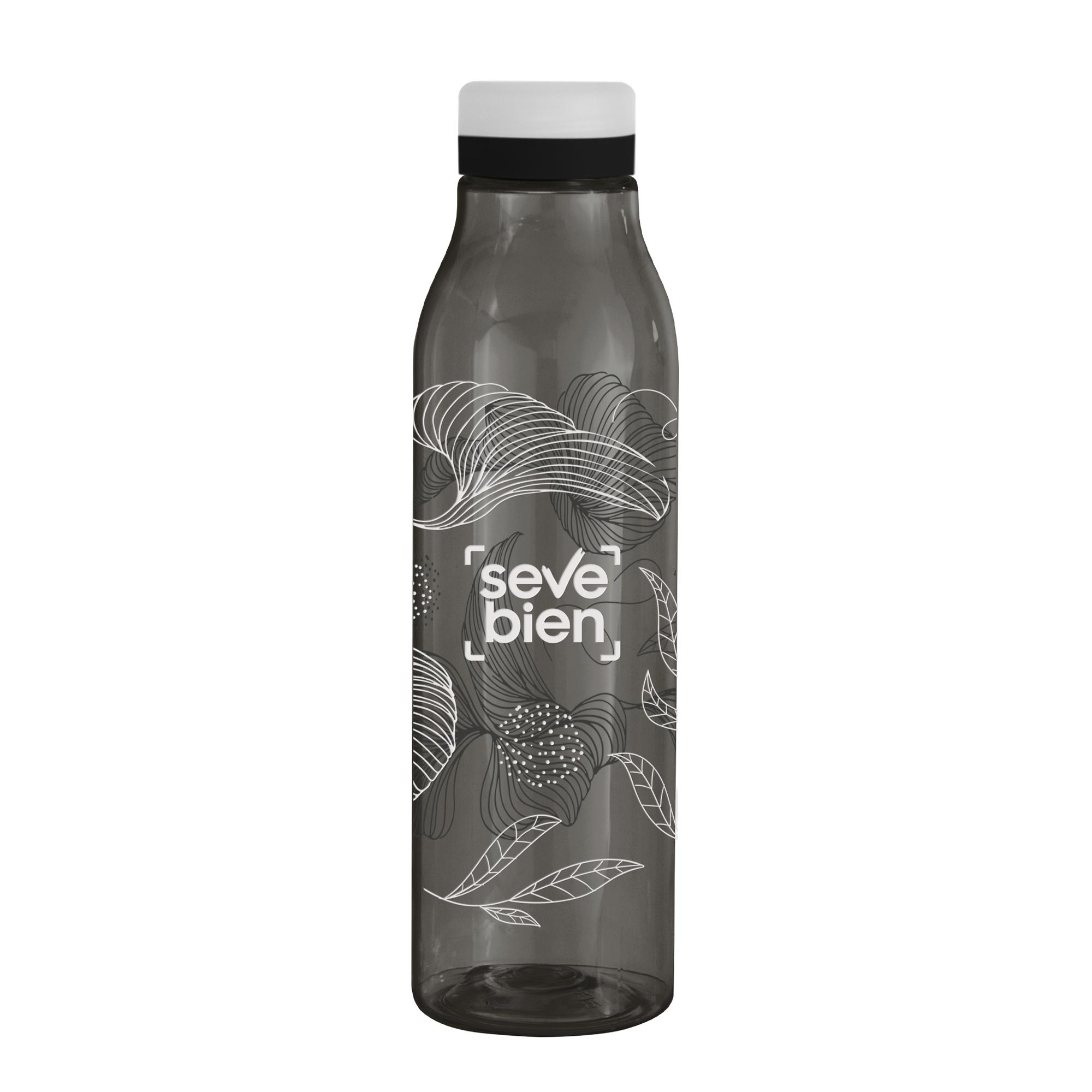Botella andina black white Negro front
