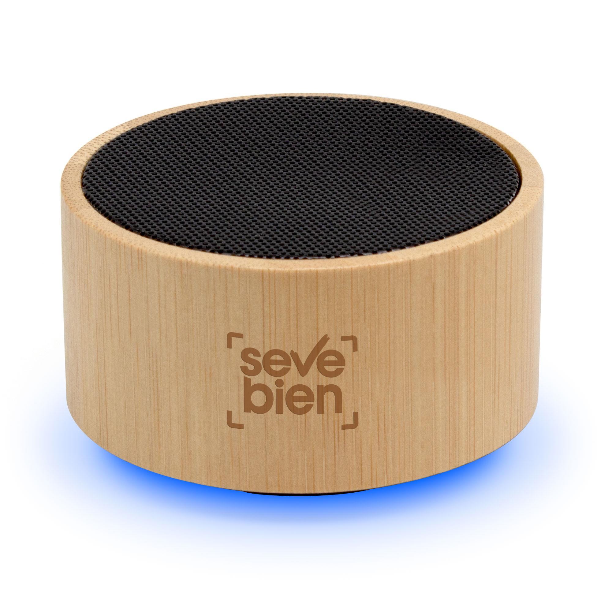 Parlante bluetooth cannes Madera front