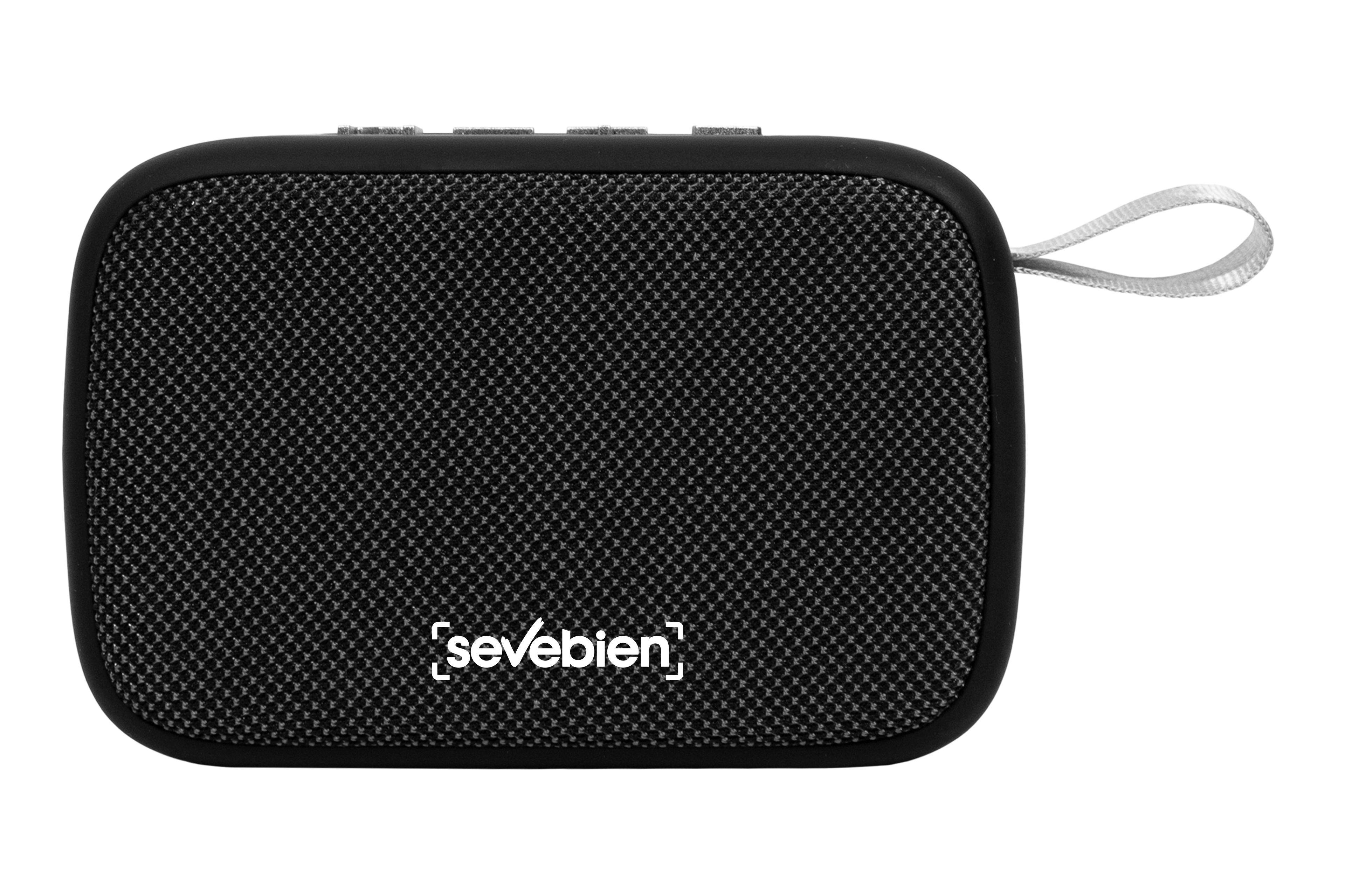 Parlante bluetooth clark Negro front