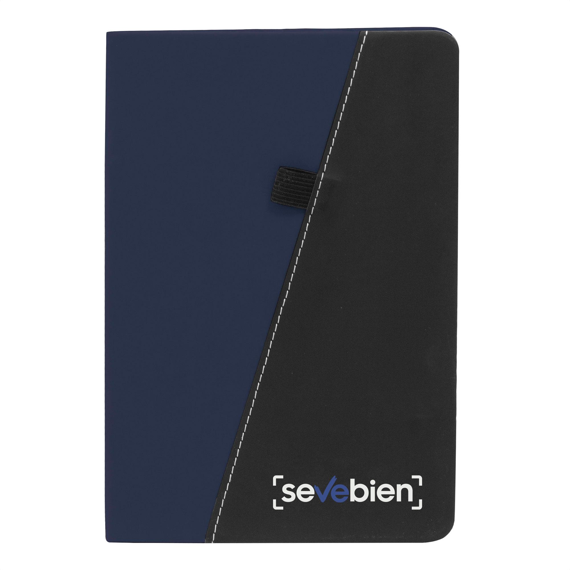 Libreta trek Azul + Negro front