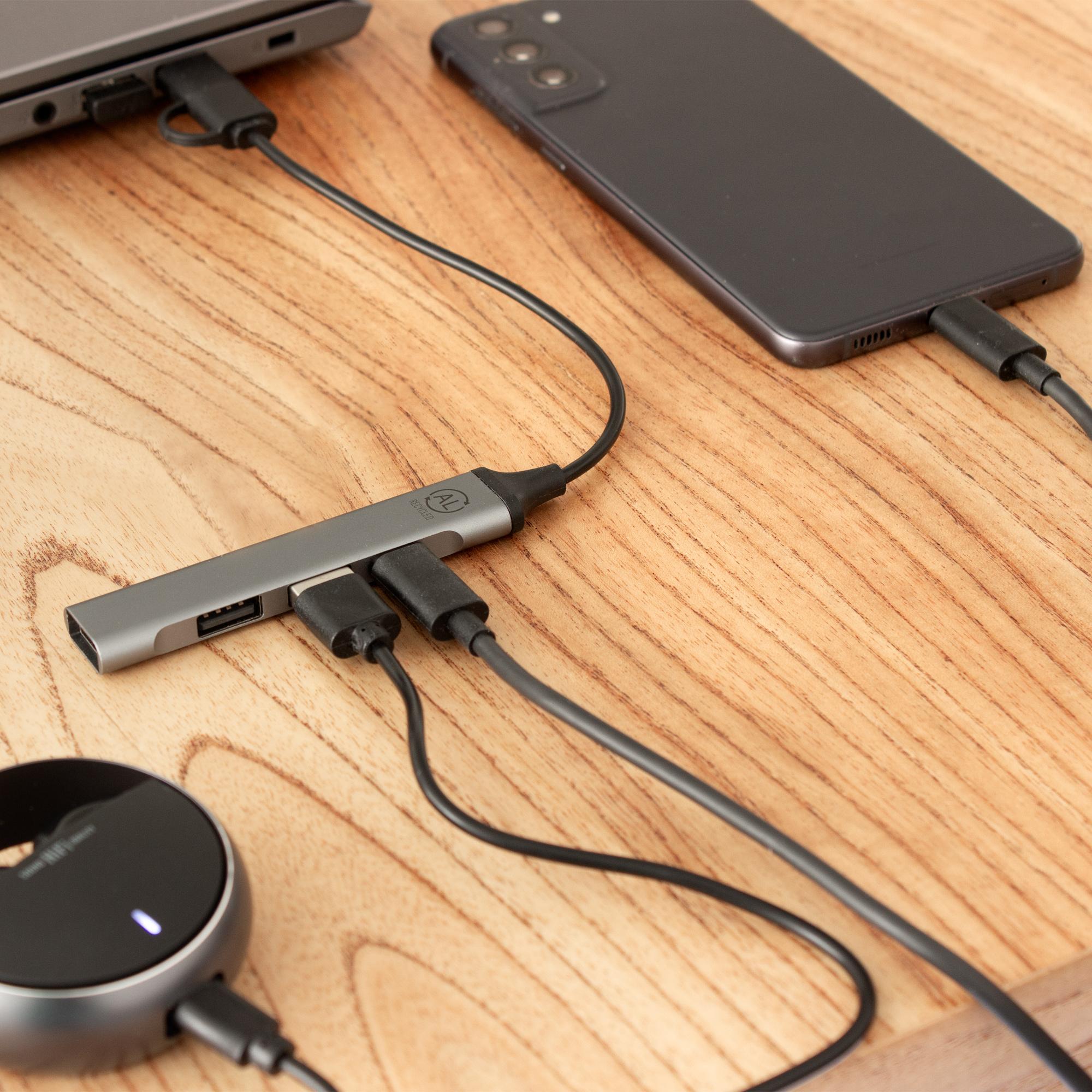 Adaptador hub multipuerto hamel Grey miniatura 6