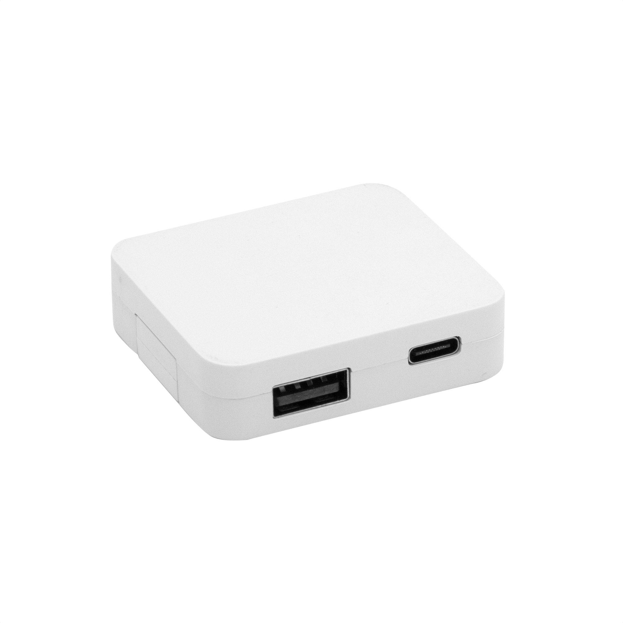 Adaptador hub multipuerto hubert Blanco miniatura 5
