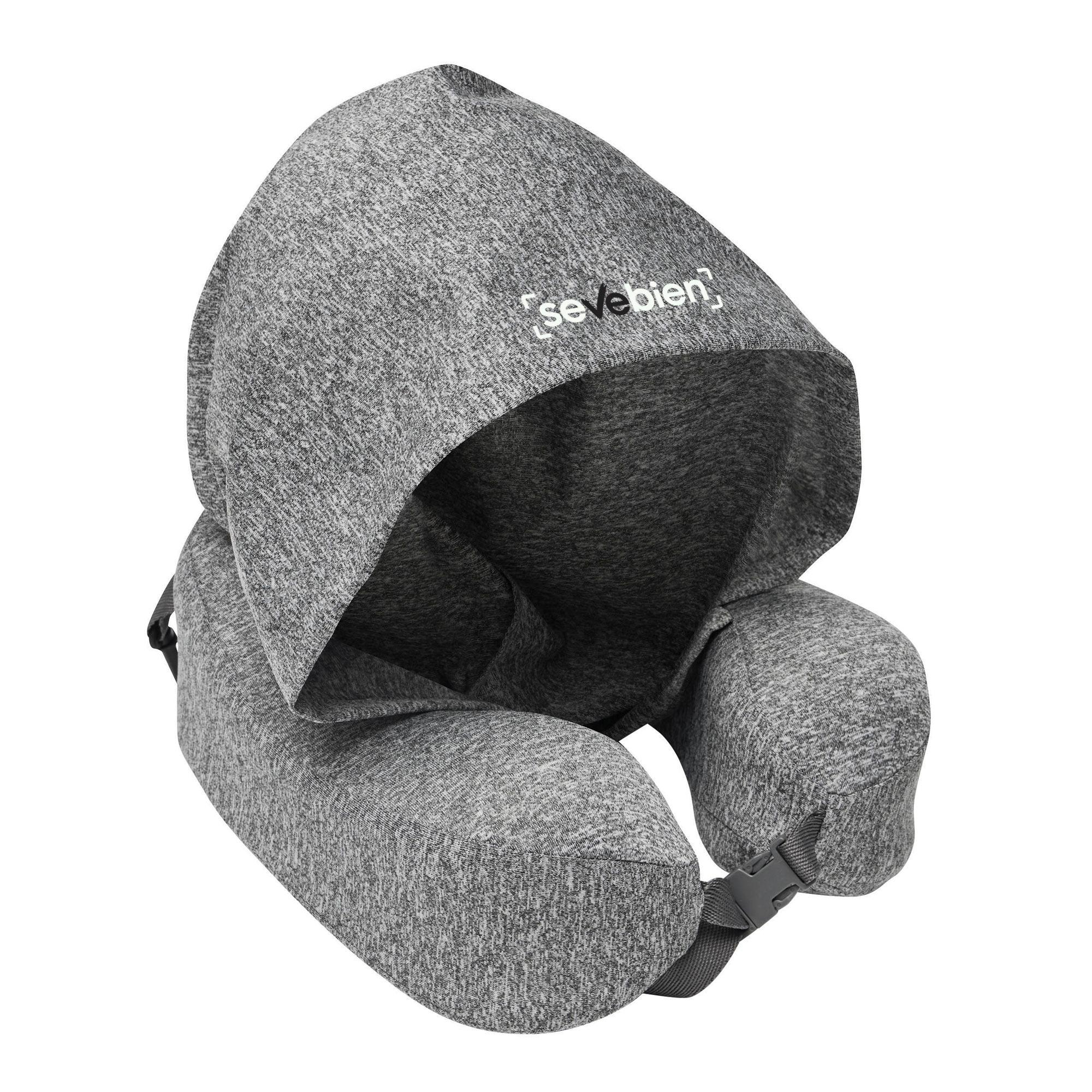 Almohada de viaje rem Gris miniatura 2