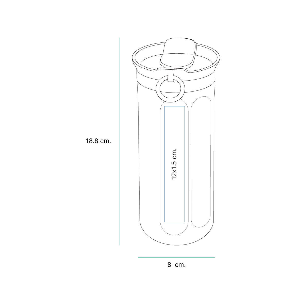 Termo martucci. Light Blue thumbnail 3