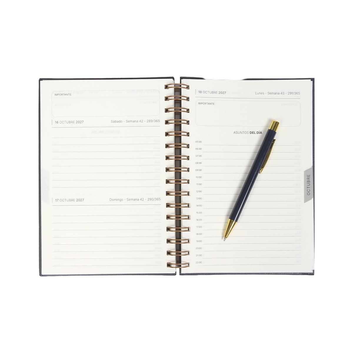 Agenda diaria bernetti. Black miniatura 3