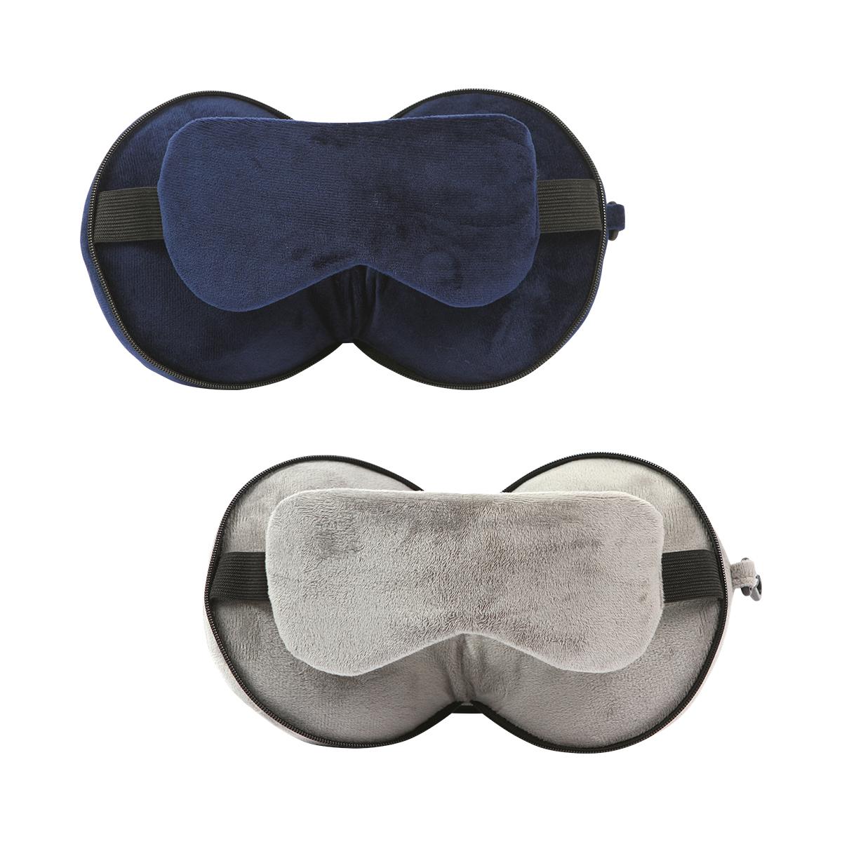 Almohada de viaje gurns. GRIS miniatura 6