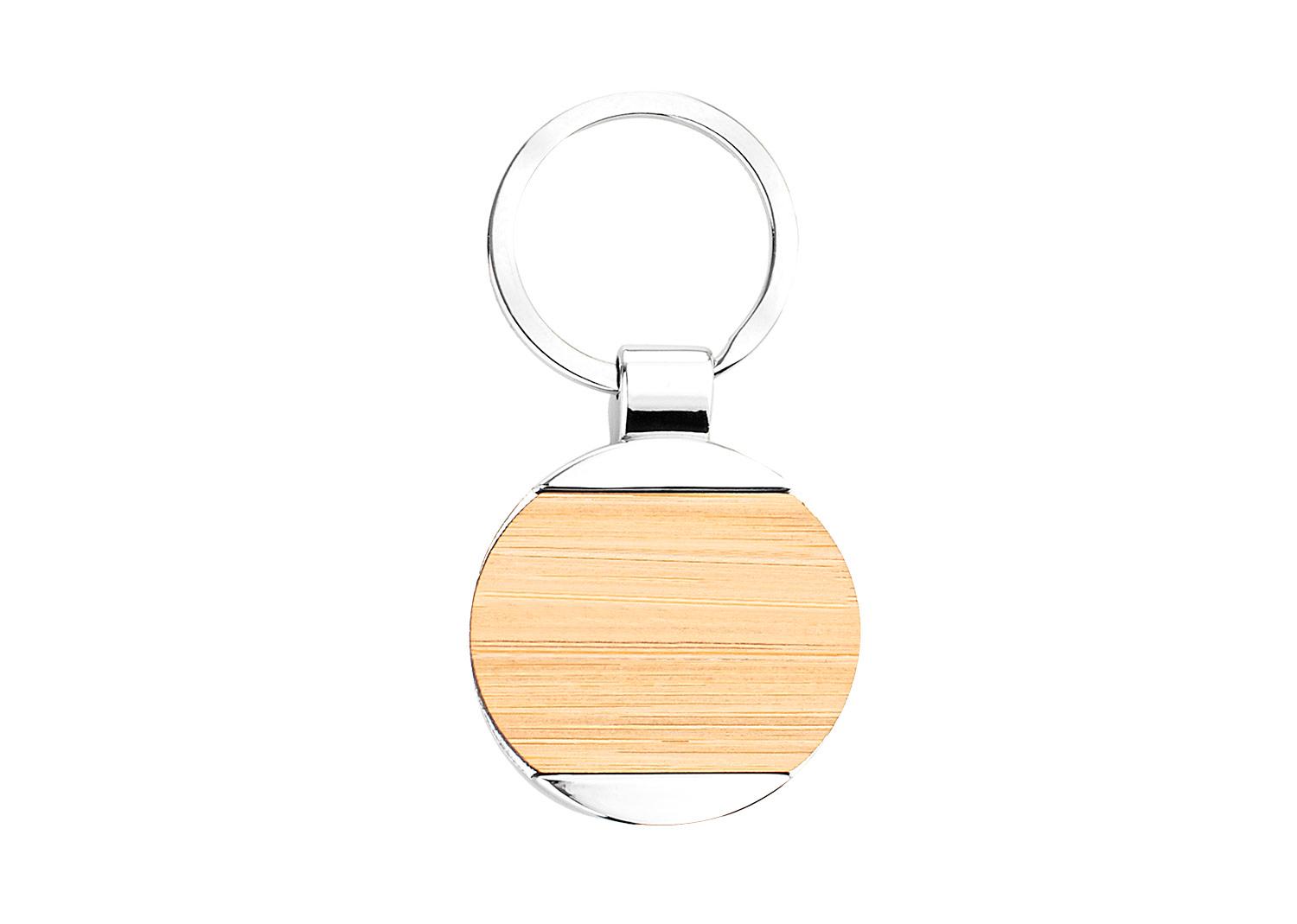 Llavero bambú teddy Natural front