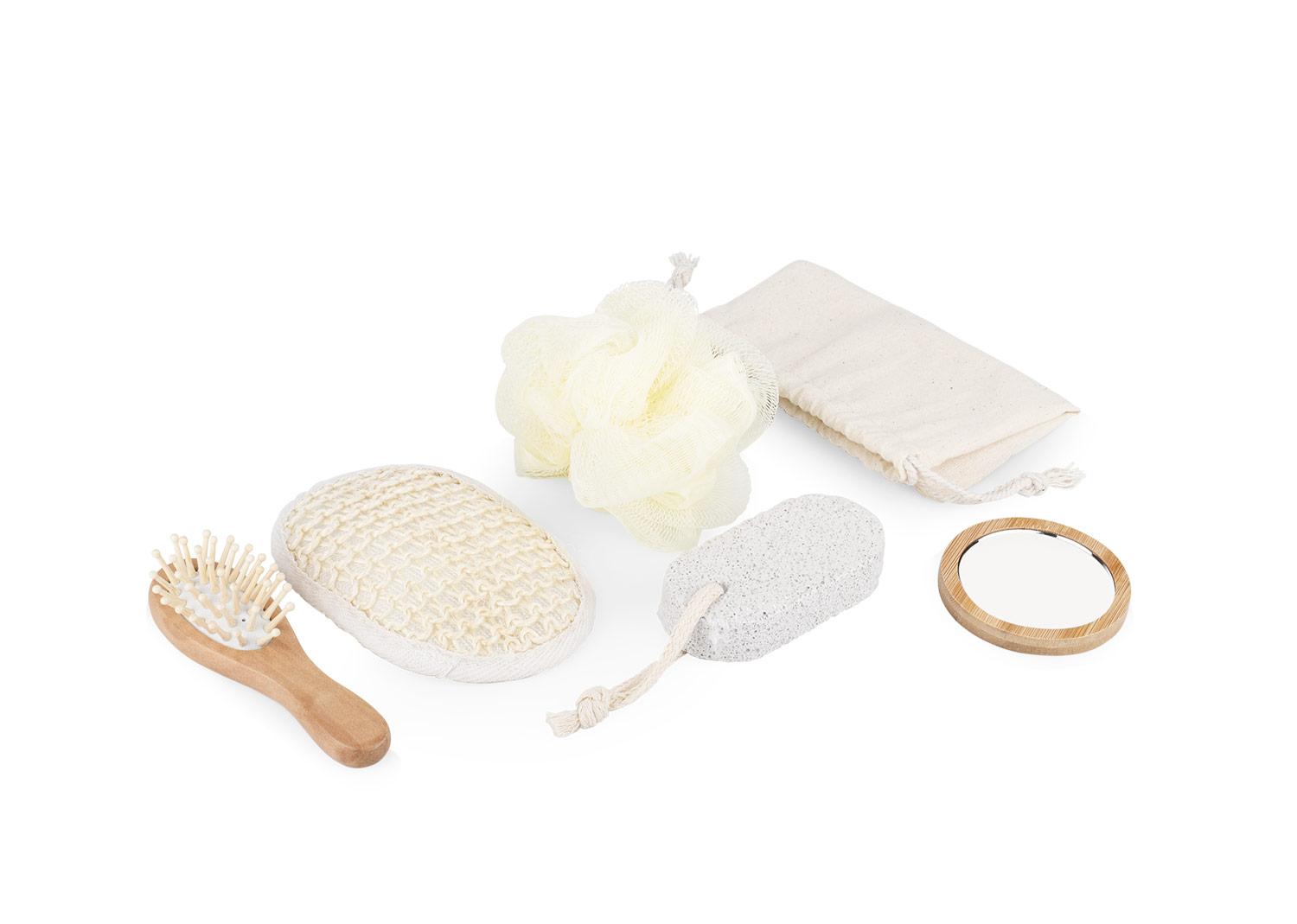 Set de baño cotton Blanco front