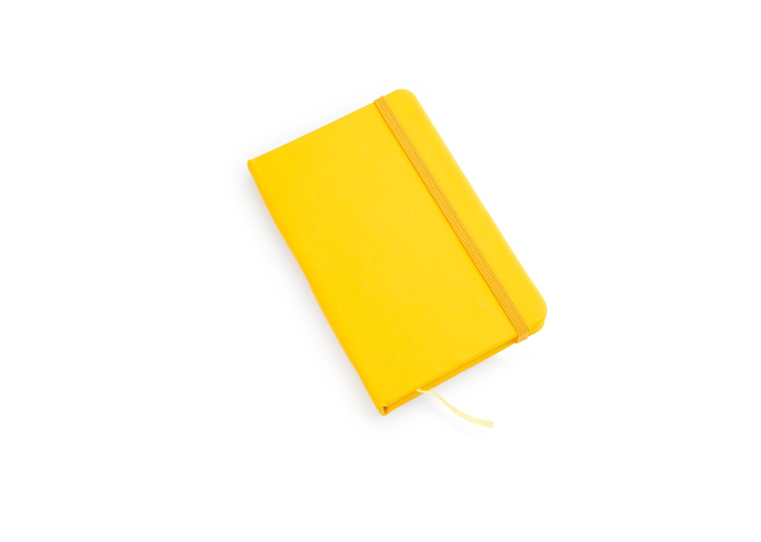 Libreta ejecutiva mini Amarillo front