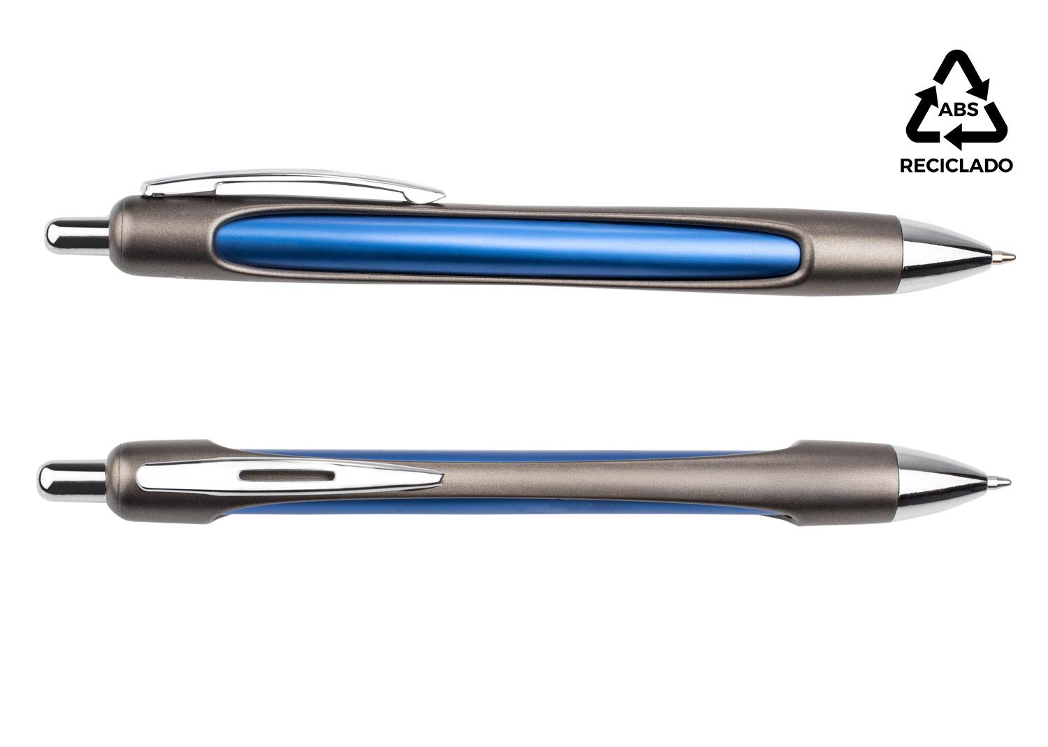 Bolígrafo barrel Azul front