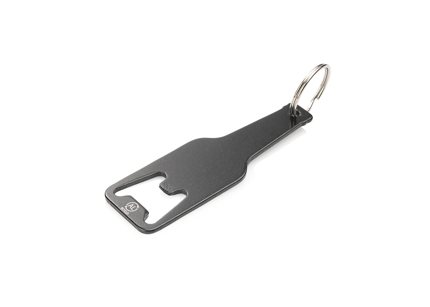 Llavero metálico bottle Negro front