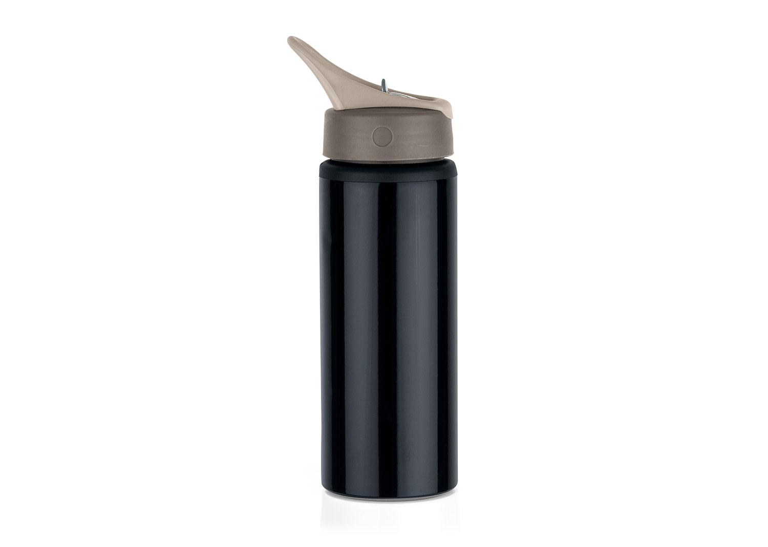 Botella aluminio halo 730 ml / 25 oz Negro front