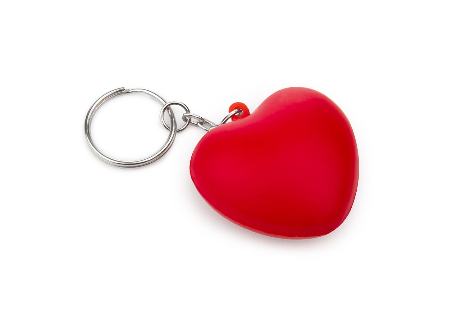 Antiestrés llavero corazón Rojo miniatura 2