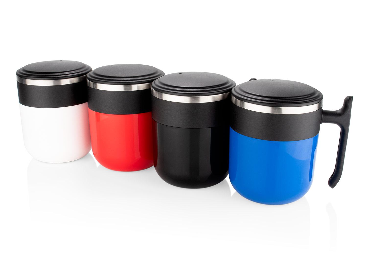 Vaso en acero astro 350 ml / 12 oz Negro front