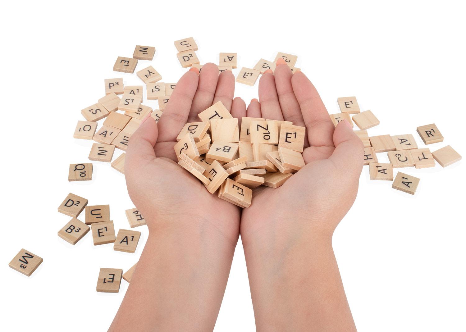 Juego de letras promograms Natural front